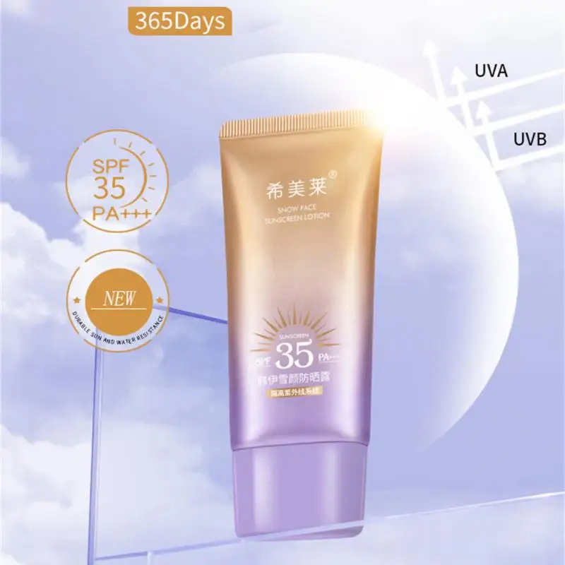 

Солнцезащитный лосьон для снежного лица SPF35 PA +++ солнцезащитный крем для мужчин и женщин увлажняющий отбеливающий освежающий летний уход за кожей