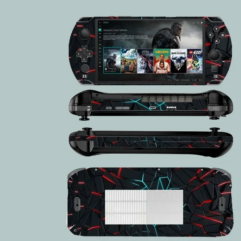 프리컷 1x 상단+1x 후면+측면 스킨 스티커 케이스 커버 보호 필름 2022 2023 2024 GPD Win 4 3