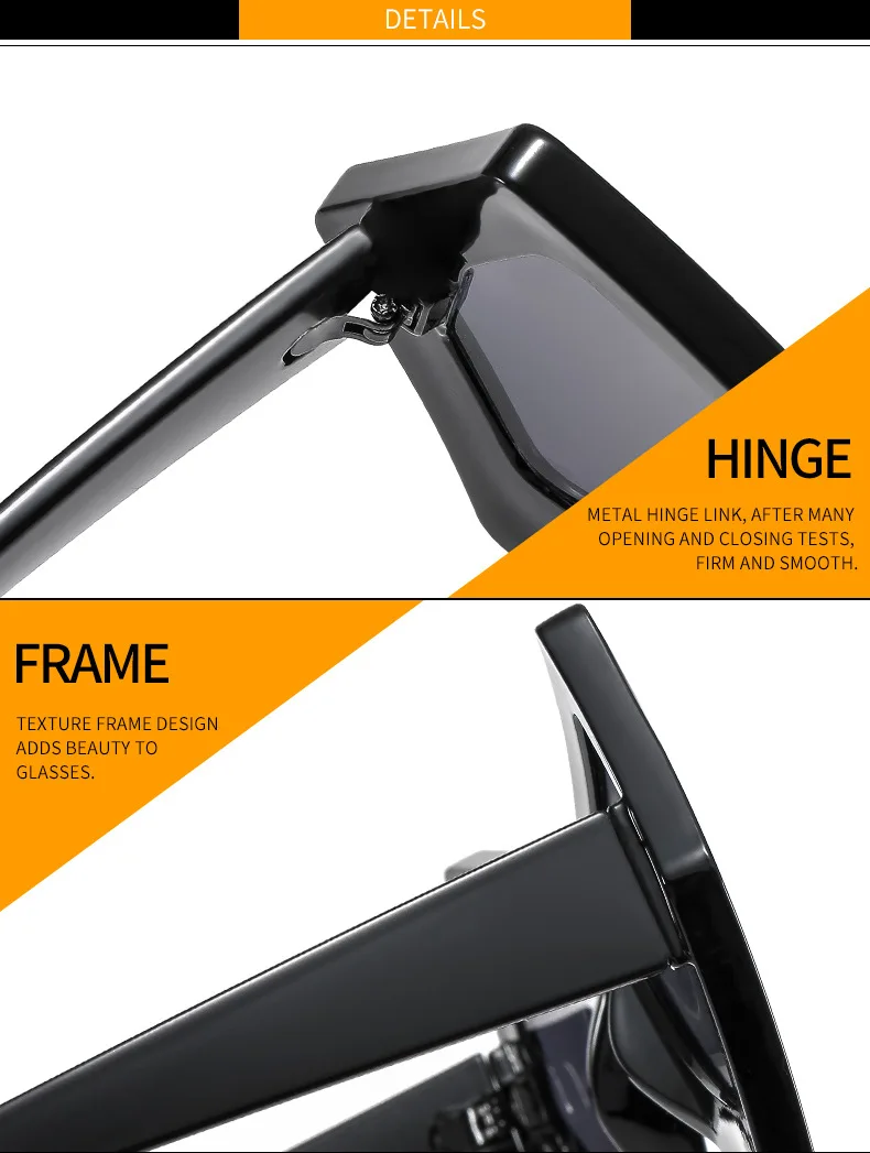 Oversized Irregular Square Sunglasses For Men And Women Vintage_voghion.com