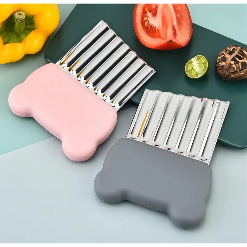 Stainless steel Bear potato cutter Potato wave cutter French fries Wave Kitchen