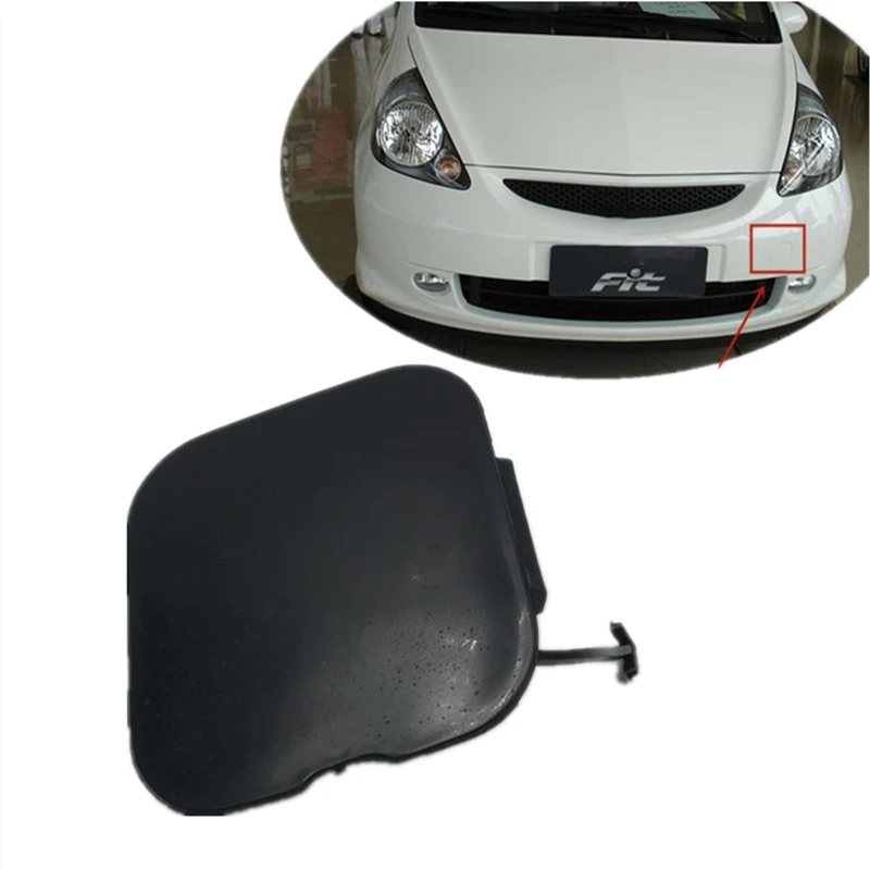 Soarhorse Car Front Bumper Towing Hook Eye Cover Trailer Cap Fit For Honda FIT JAZZ GD1 GD3 2005