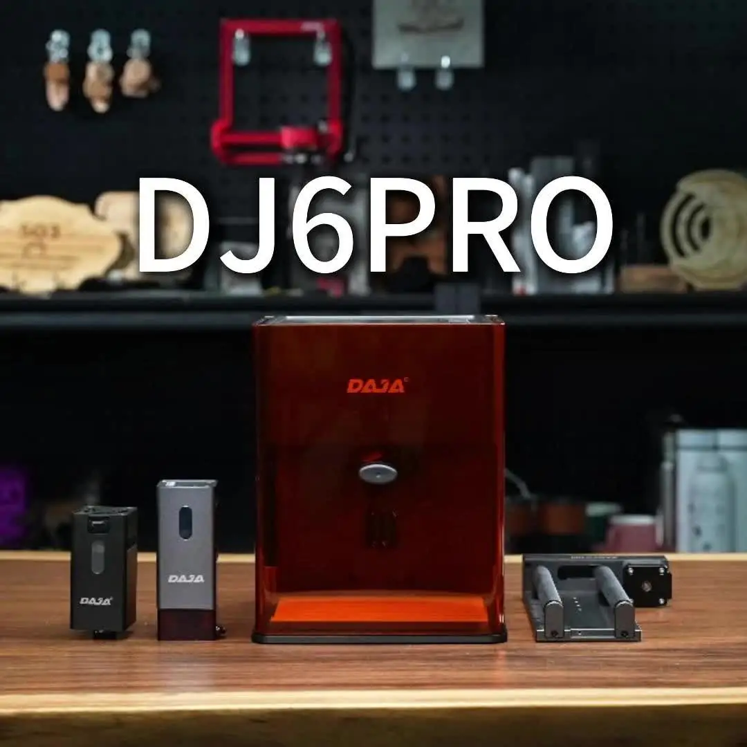 DAJA DJ6 プロレーザー彫刻機ミニ 5/10 ワットパワーカバーカット