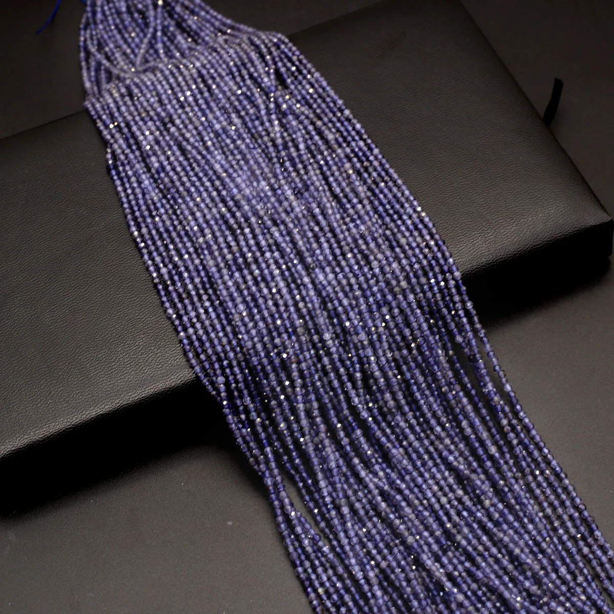 3A High-quality Natural Stone Amethysts Loose Spacing Beaded Jewelry Making DIY Necklaces Bracelet Earrings Accessories 2mm