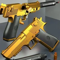 G17 Shell Ejection Desert Eagle Soft Bullet Toy Gun Airsoft Pistol Foam Launcher CS Shooting Games  Weapons for Kids Boys Gift 2