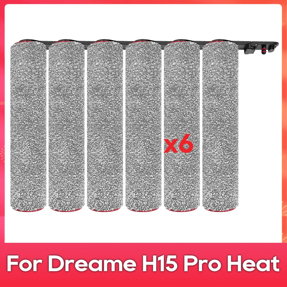 Kit Accessoires Dreame H15 Pro Heat – 2 Brosses Principales + 4 Filtres HEPA + Brosses De Nettoyage (pièces Compatibles)