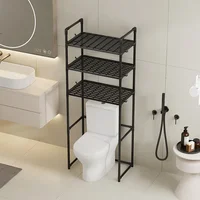 Bathroom Storage Shelf Floor To Floor Wall Hanging Toilet Bath Toilet Washbasin Stand Washing Machine Toilet Storage Rack 2