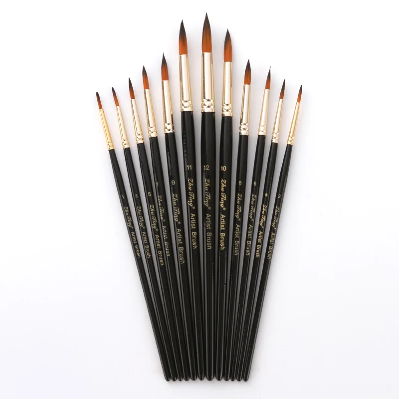 Small Paint Brush Flexible Paint Brush Set For Gouache For Watercolor For  Oil Paint - Writing Brush Washer - AliExpress