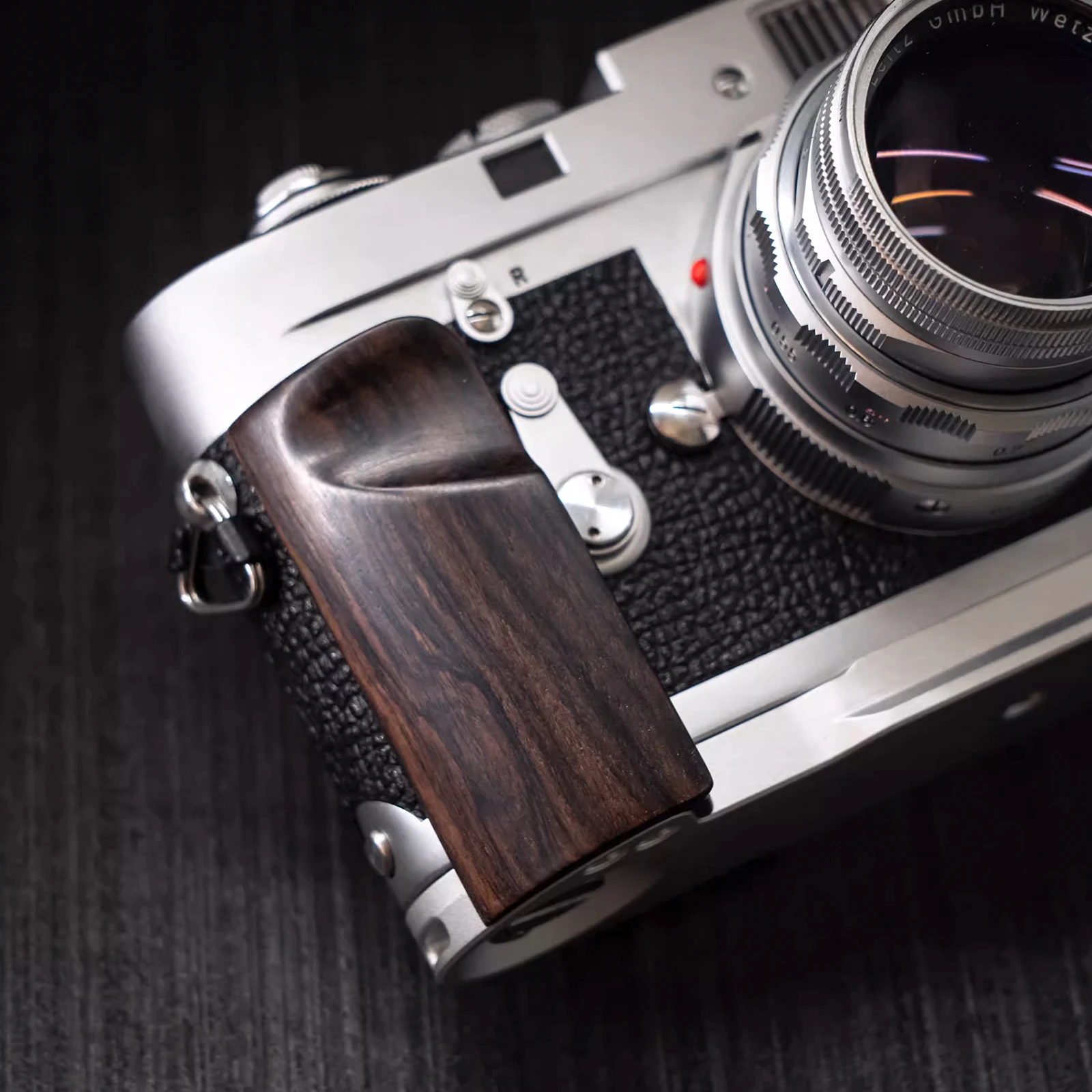 Wooden L Handgrip For Leica M2 M3 M4 M6 M7 M4P MP MD MD2 MA