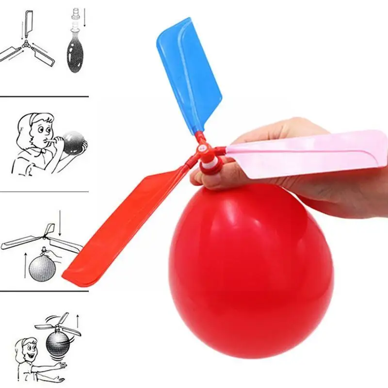 

Classic Balloon Helicopter Sound Balloon Helicopter Outdoor Fun Kids Gift Ufo Sports Ball Toy Flying Toy Child Childre U8v4