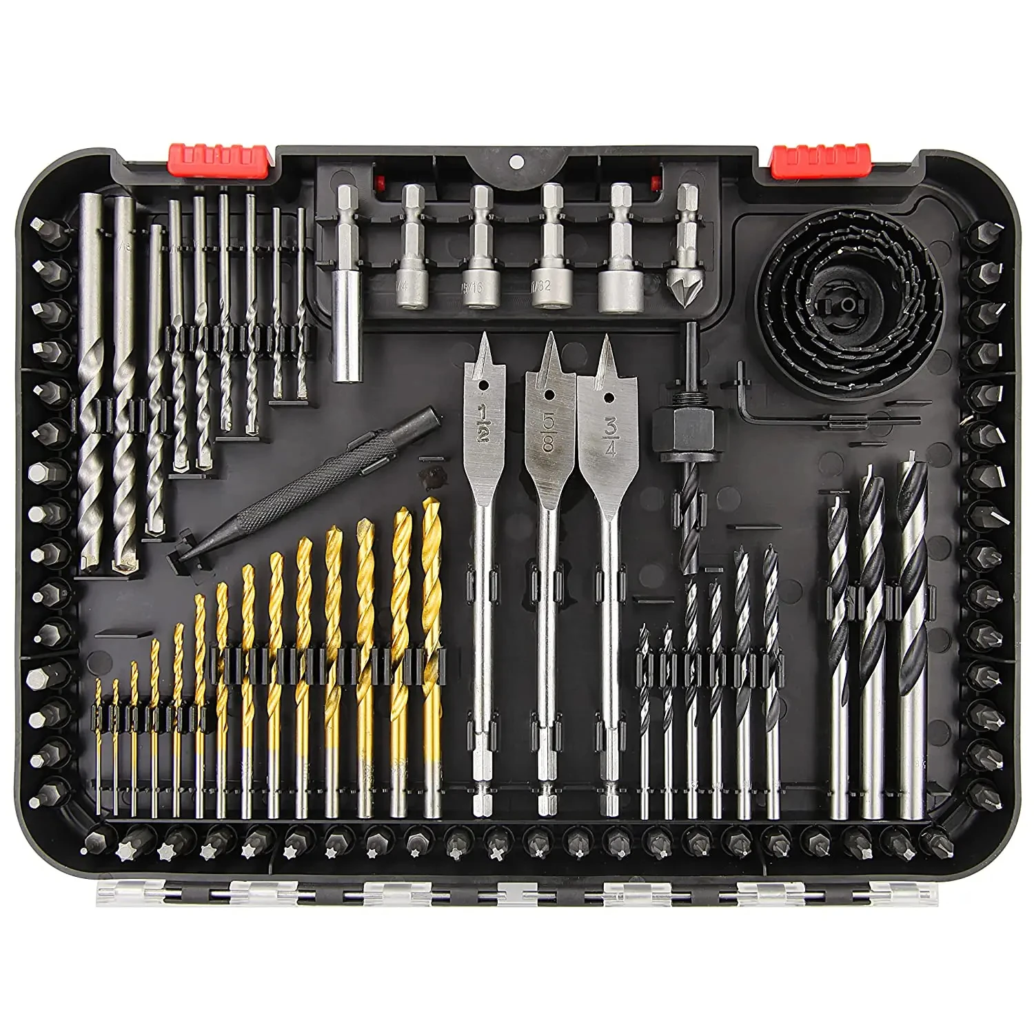 Hot Sale 100pcs Combination Tool Set Drill Screw Bits Kit Hss Bit for ...