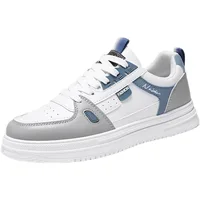 New autumn waterproof and anti-slip casual and versatile white sneakers, student board shoes, lightweight and trendy sports shoe