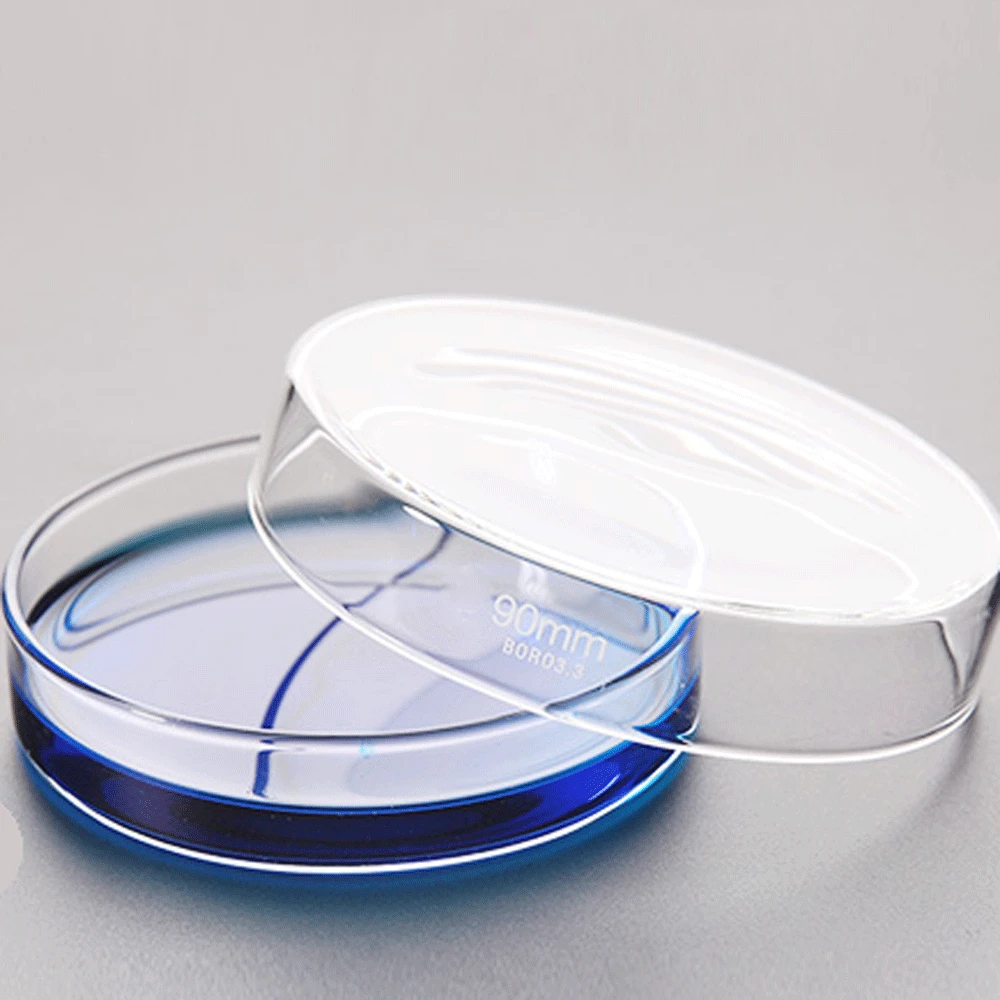 

60 75 90 100 120 150 180mm Borosilicate Glass Tissue Culture Dish Petri Labrotary Glassware Chemical Experiment