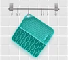 2 IN 1  Slow Feeder Dog Treat Puzzle Licking Mat Cats Bowls with Non-sliping Cups Silicone Sniffing Pad Pet for Dry/Wet Food 4