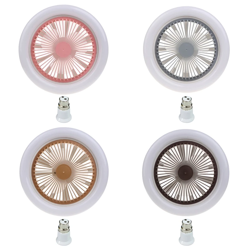 

30W Hanging Fan Canopy Adjustable with B22 to E27 Conversion Adapter 85V-265V for Study Home Kitchen Dropship