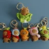 Kids Toys Capybara Doll Keychains Creative Crochet Cartoon Pendant Knitted Bag Accessories Bag Pendant 5
