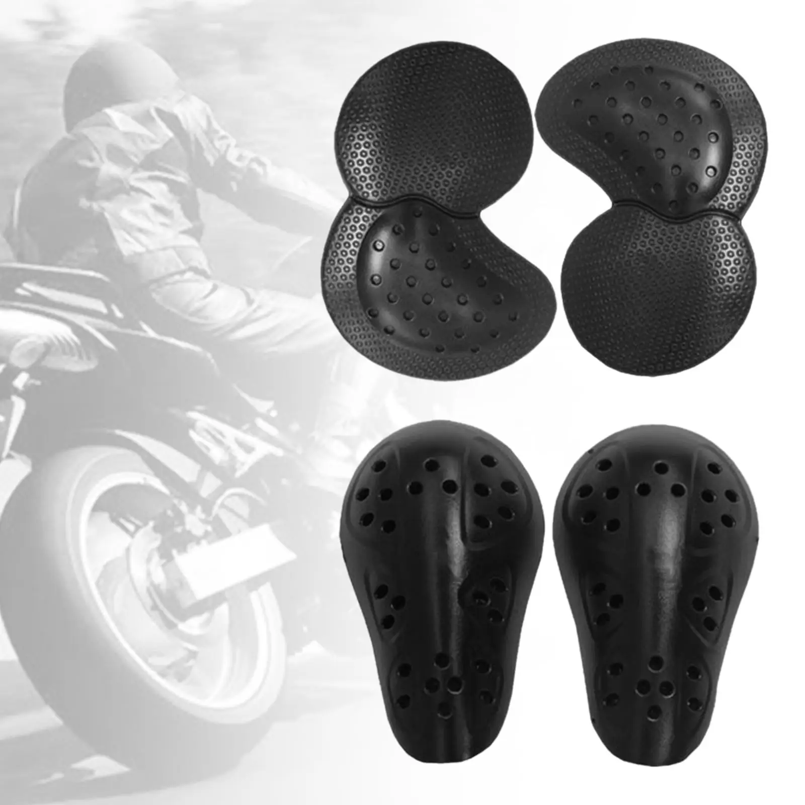 Motorcycle Jacket Insert Protectors Set Lightweight Removable Protective Inside Gear