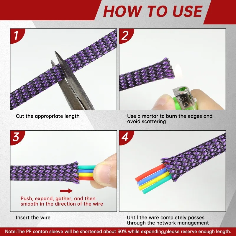 Expandable Braided Cable Sleeve – Premium Insulation and Protection