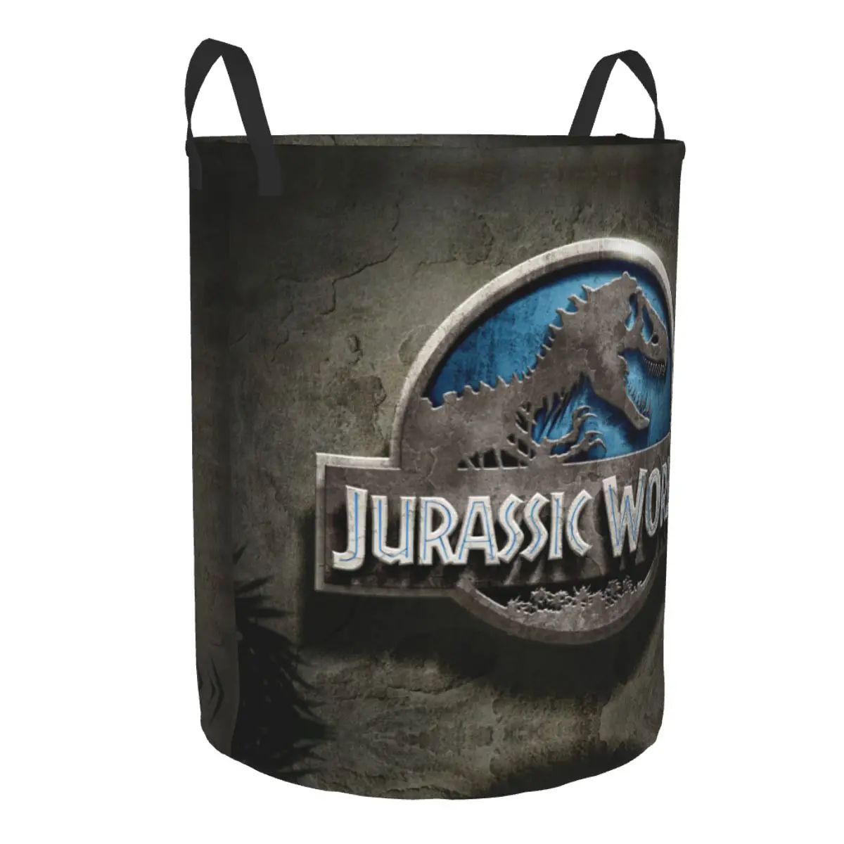 Custom Jurassic Park Laundry Basket Collapsible Dinosaur World Baby Hamper for Nursery Toys Organizer Storage Bins 2