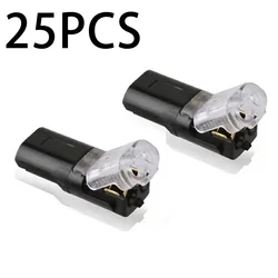 25 - Piece Solder - Free Double - Line Interlocking LED Connector Set with Quick - Connect Terminals (25PCS)