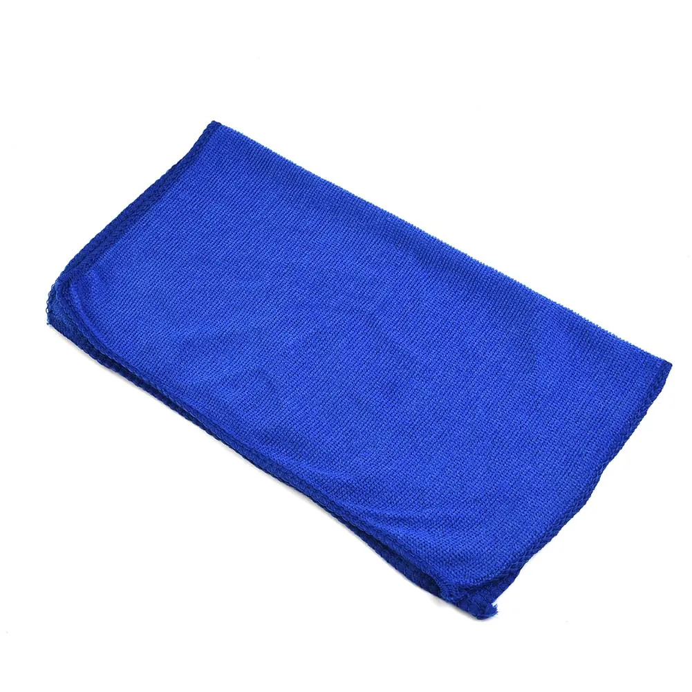 

Car Cleaning Towel 30*30cm Blue Fine Fiber Towel Car Wipe Car Wash Towel Strong Absorbent Cleaning Towel Car Clean Tool