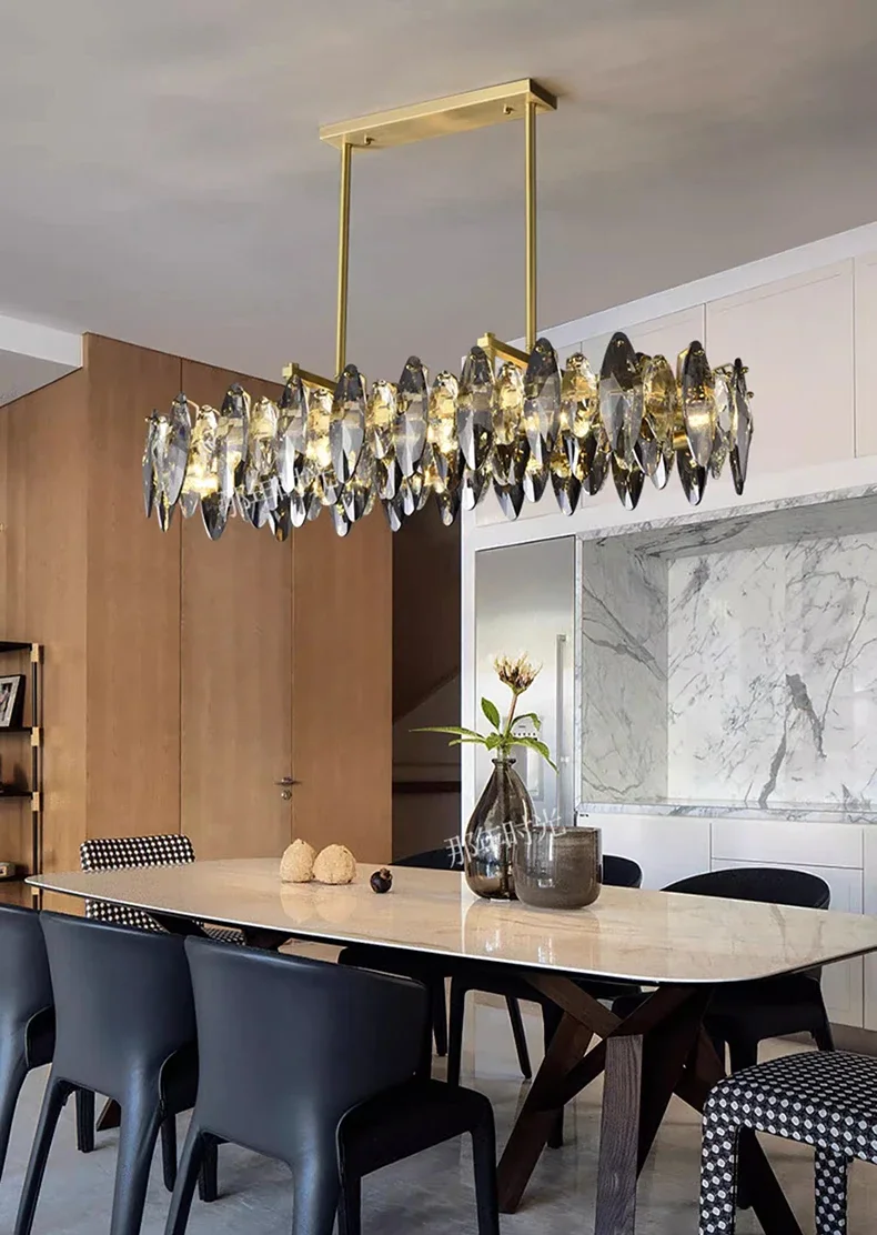 Description Picture 3 of itemhome decorationPendant lights, luxury crystal living room chandelier, dining room Pendant lamp, ceiling light, indoor lighting