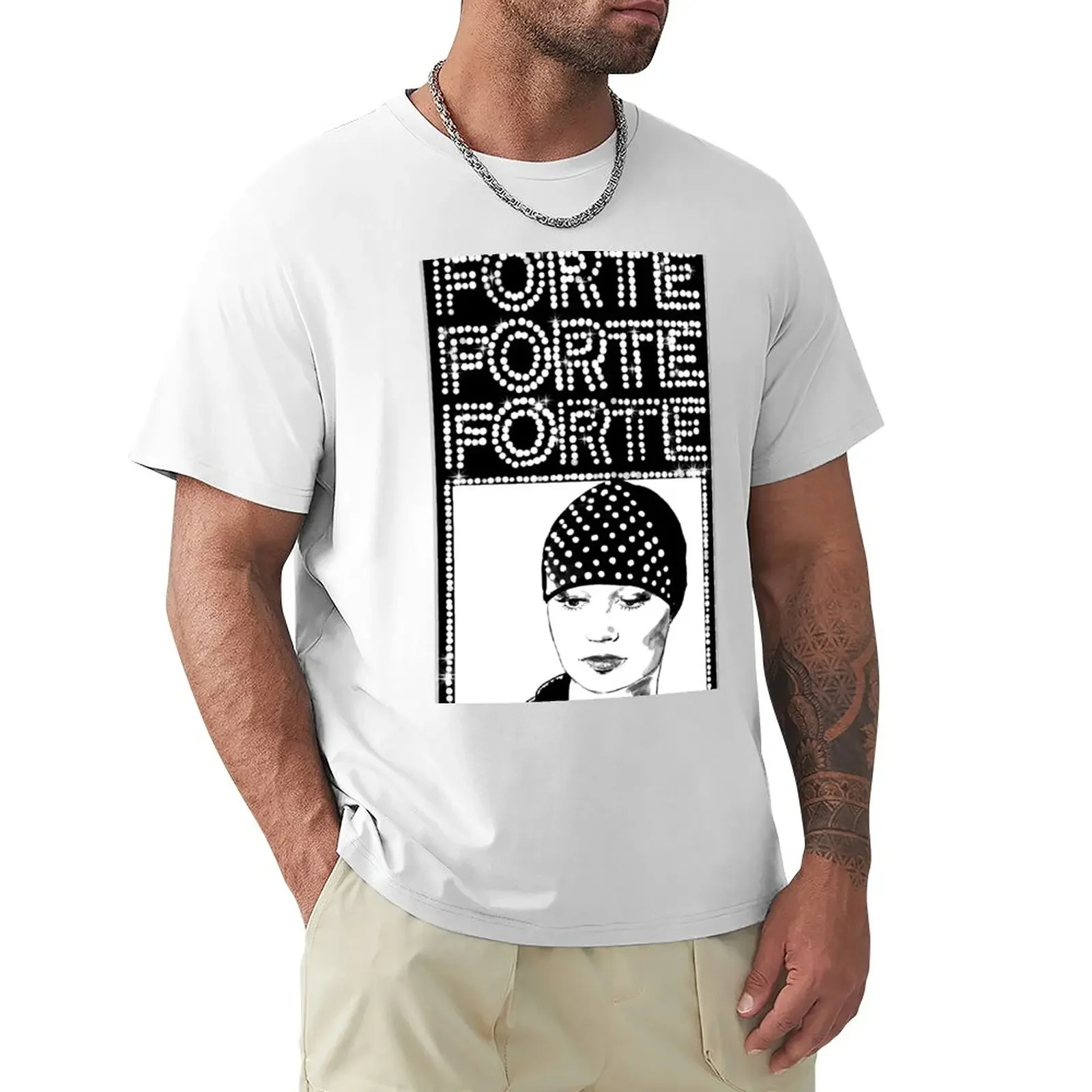 Raffella Carrà, Forte Forte Forte! T-Shirt Abbigliamento Vintage T-Shirt Manica Corta T-Shirt Slim Fit Per Uomo
