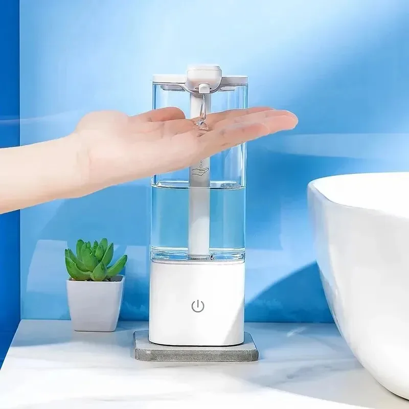 Soap dispenser automatic infrared sensing foam hand sanitizer USB rechargeable for home bathrooms