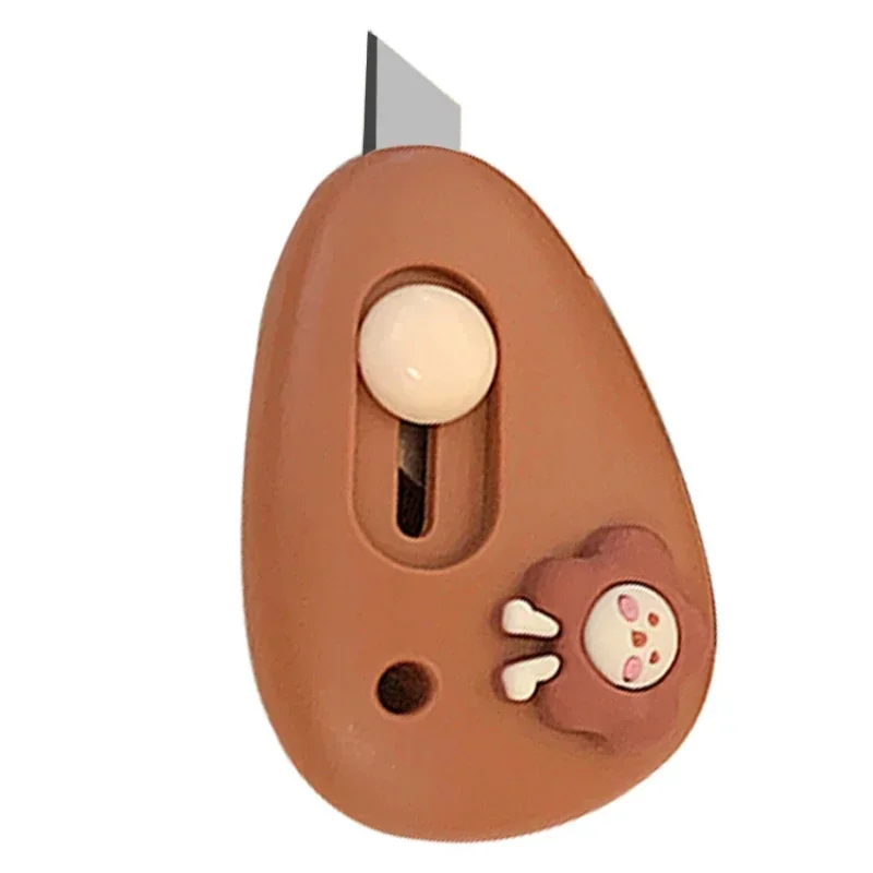 1PC Cartoon Triangle Mini Art Knife Letter Opener for Office mail opener,unboxing knife,utility knife,pocket folding knife
