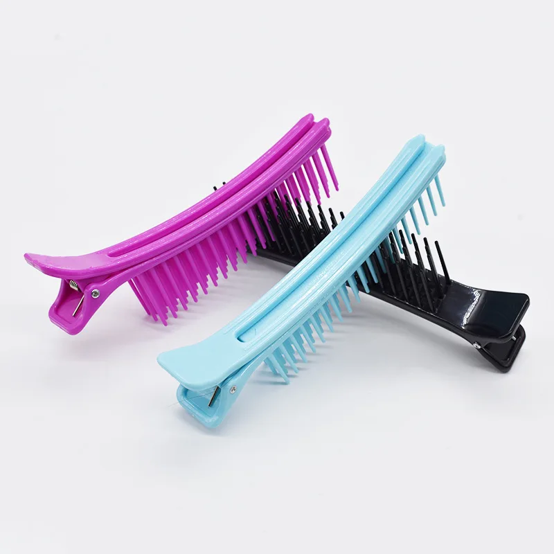 

1pcs Professional Ladies Salon Fixed Hair No Bend Hair Plastic Hair Clip Makeup No Crease Hair Clip Hairdressing Styling Tools