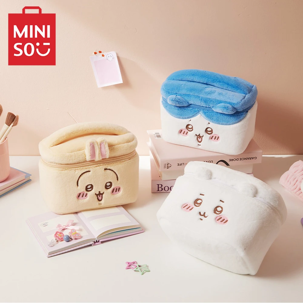 

MINISO Chikawaed Hachiwares Usagied мультфильм аниме косметичка кавайная Милая Портативная сумка большая емкость для хранения косметичка