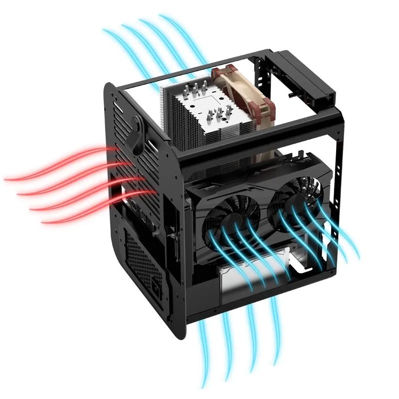 JONSBO BO 100 Mini ITX Case All Aluminum Storage All-In-One Side