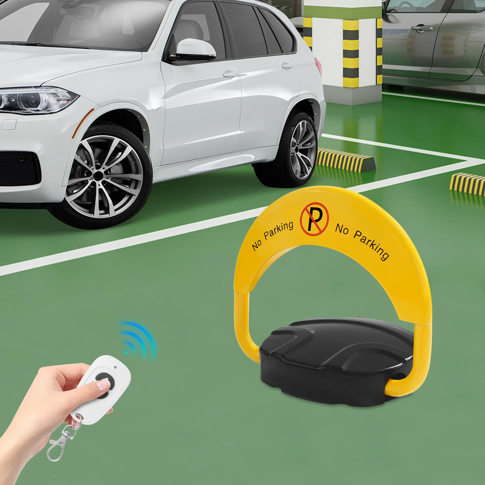 reflective sticker close-up