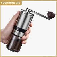 Hand Coffee Grinder Ceramic grinding core Manual Coffee Grinder for Espresso to French Press with Adjustable Coarseness 6