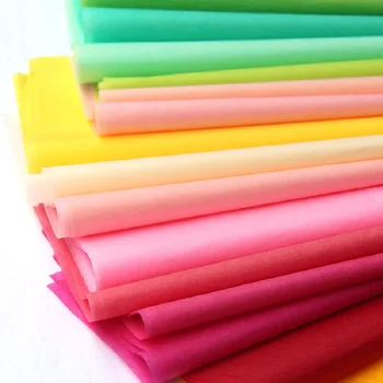 10Sheets Tissue Paper 50x66cm Flower Packaging Gift Craft Paper for Florist Wrapping Bouquet Wedding Soft Colorful Decorative 1