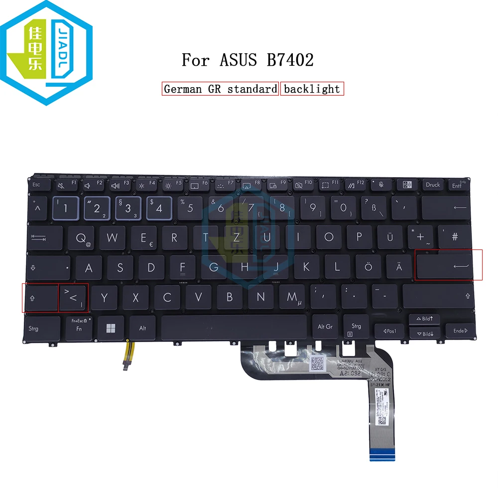 ASUS Expertbook B7 B7402 FEA B7402FBA B7402F ƮϿ ƶ  Ű Ʈ, Teclado  Űĸ 0KNX0-162DGE00