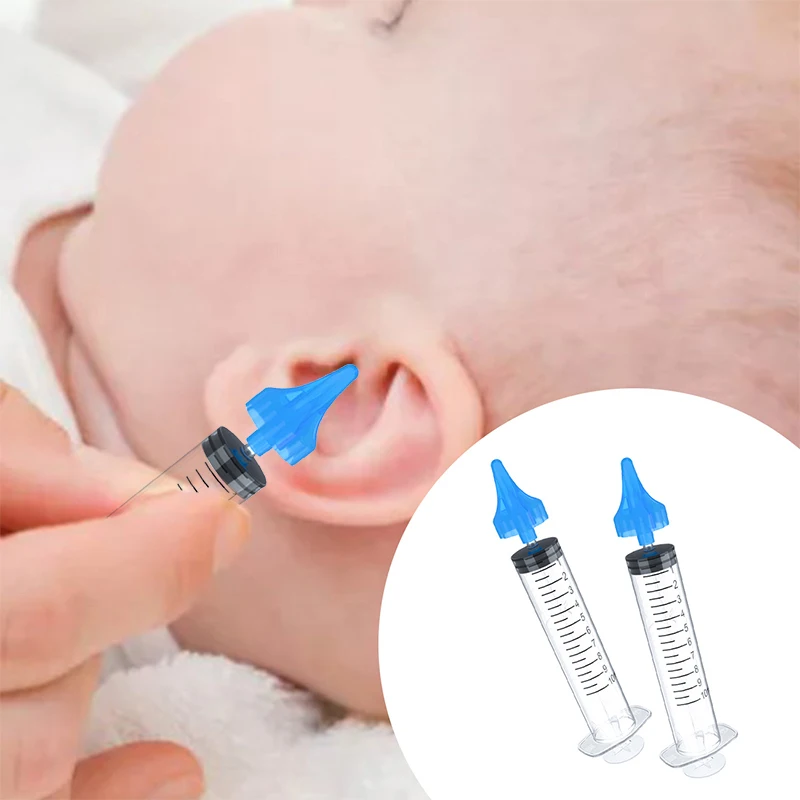 2pc 10ml Professional Syringe Nasal Irrigator With Syringes for Baby Infant Safe Nasal Cleaner for Newborns Infants Nose Cleaner