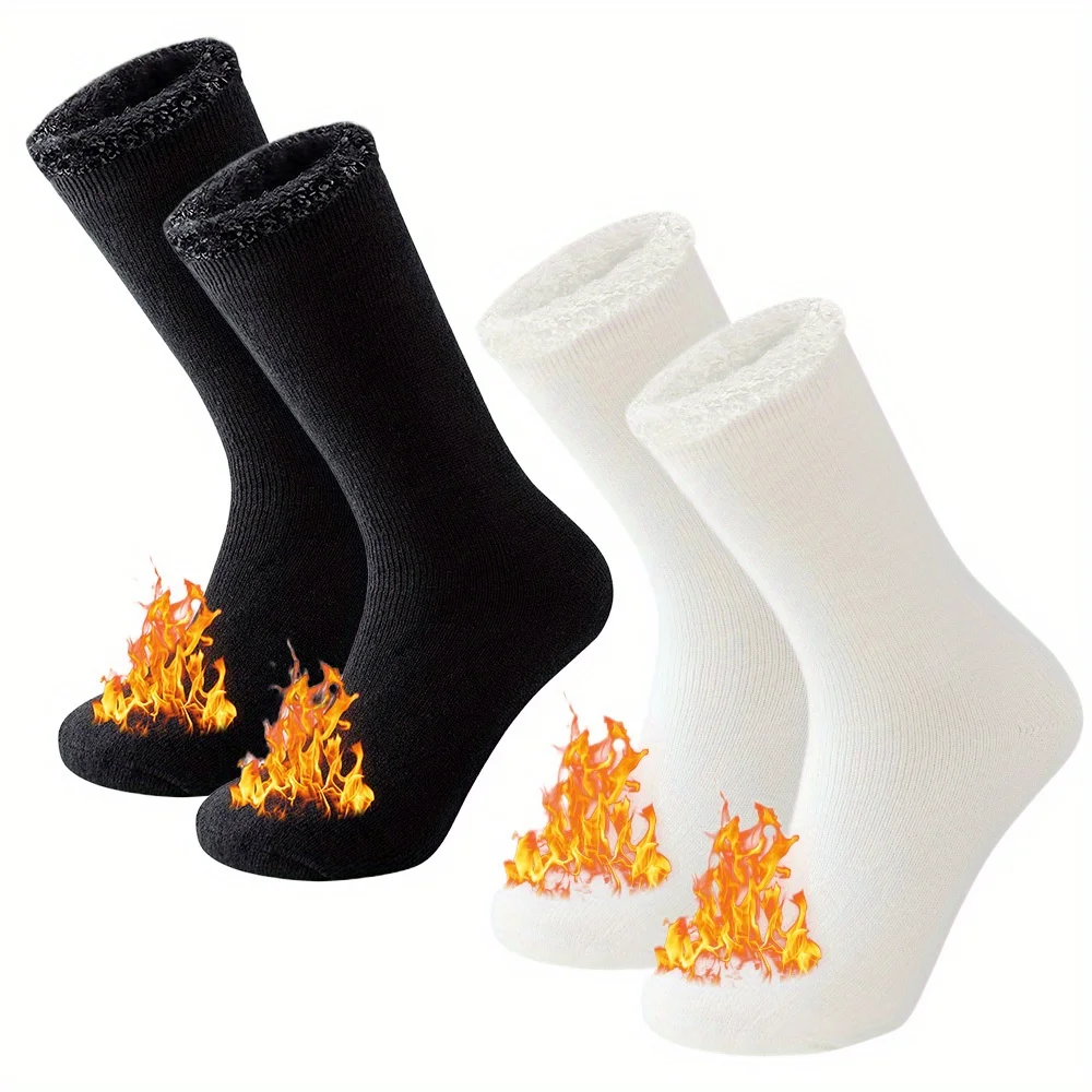 Winter Thermal Insulated Socks – Unisex Cold Weather Outdoor Hiking Warmth Pack