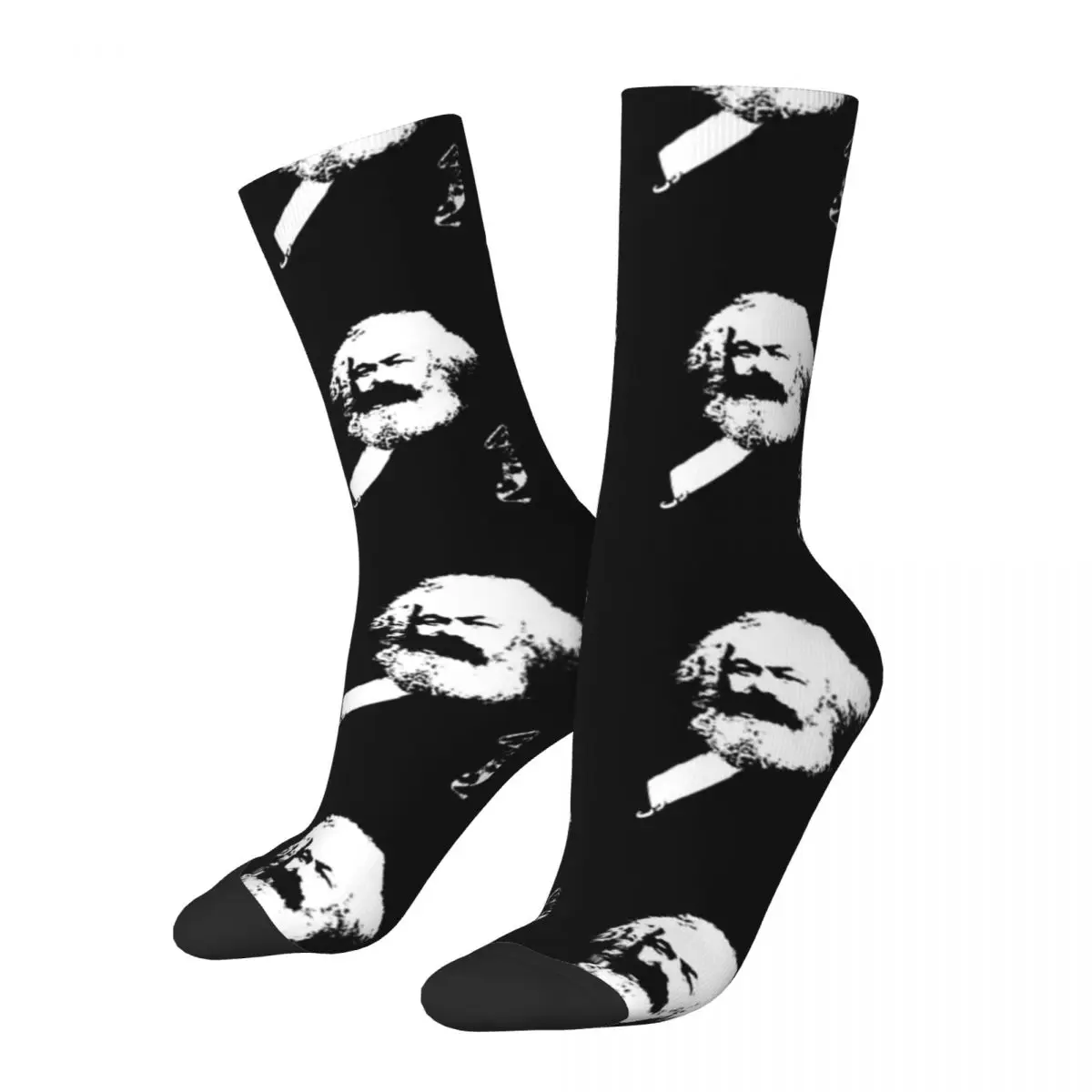 

Носки Карла Маркса, Супермягкие чулки в стиле Харадзюку, всесезонные длинные носки, аксессуары для мужчин и женщин, рождественские подарки