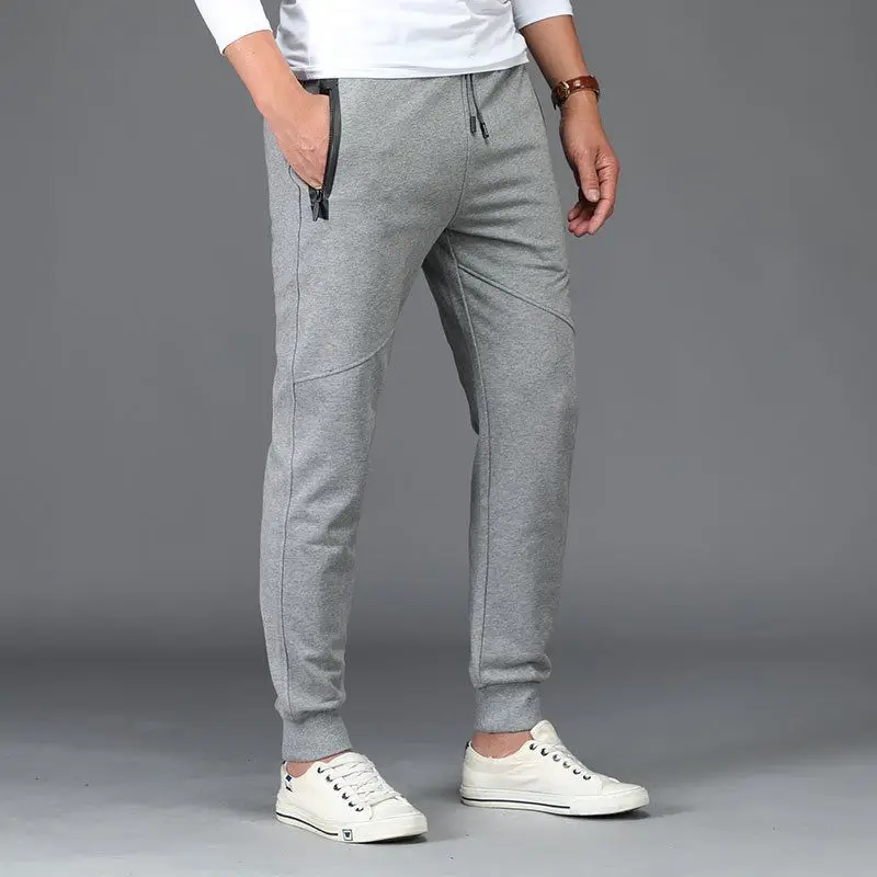 

Молодежные спортивные брюки, мужские облегающие повседневные брюки в Корейском стиле, гигиенические брюки, леггинсы для бега, длинные брюки