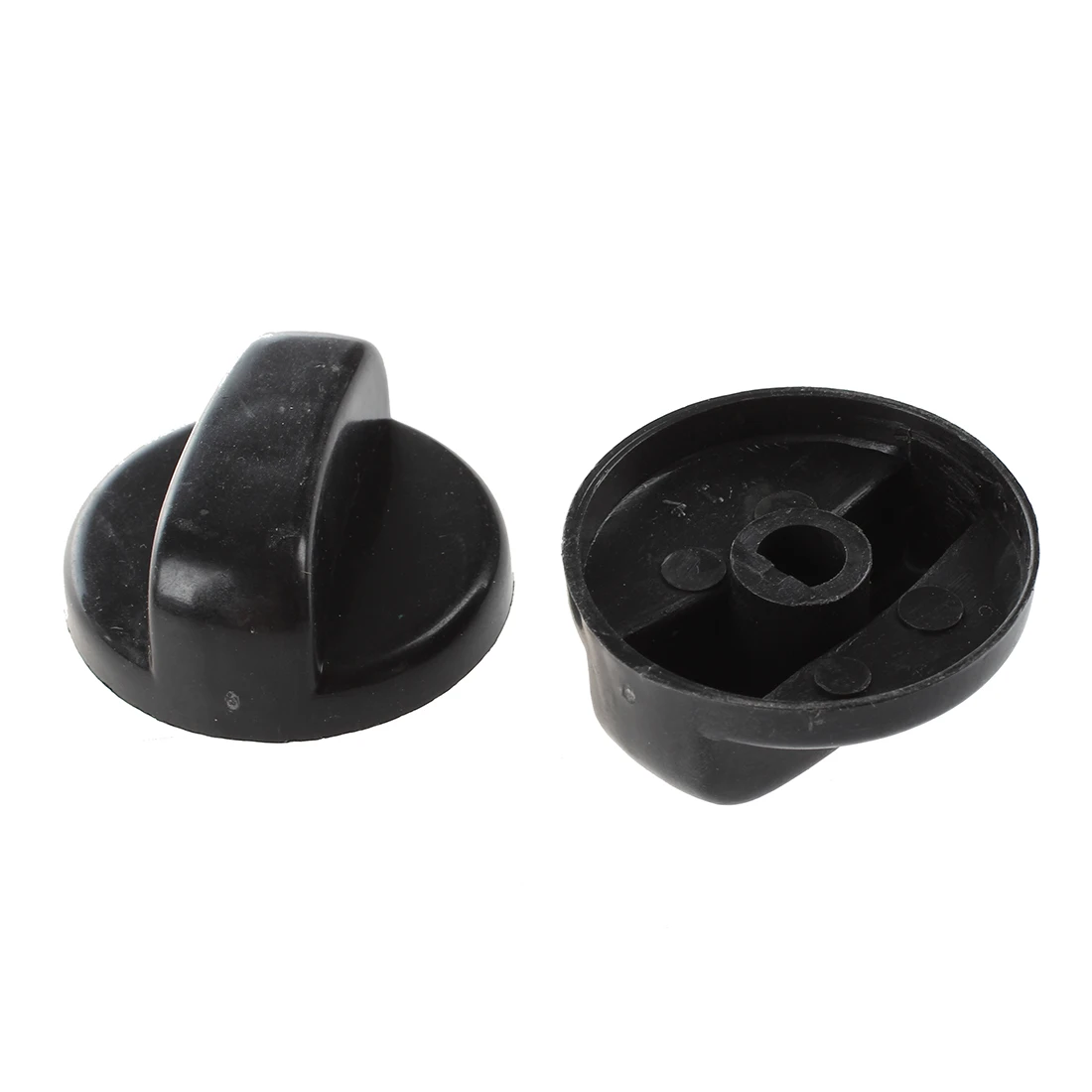 7 개 블랙 가스 스토브 조리기 스위치 노브, 부엌용 구멍 8mm