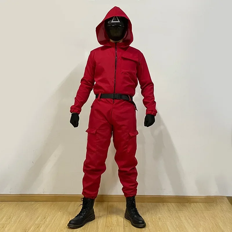 Squid Game Red Guard Uniform Cosplay Costume