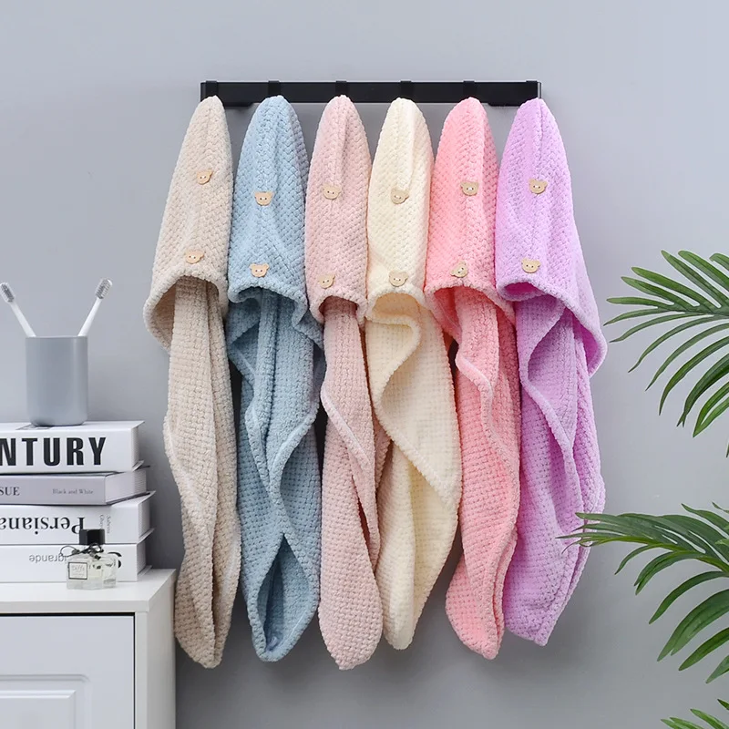 1PCS Quick drying shower cap Hair quick drying fast absorbent headband Dry shower cap hair