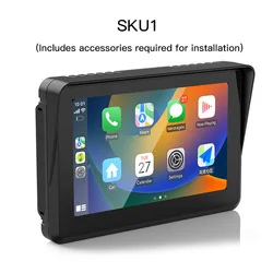 Autoabc Wireless Display Screen Motorcycles Gps Navigator Auto Gps Bt 5 Inch Waterproof Motorcycle