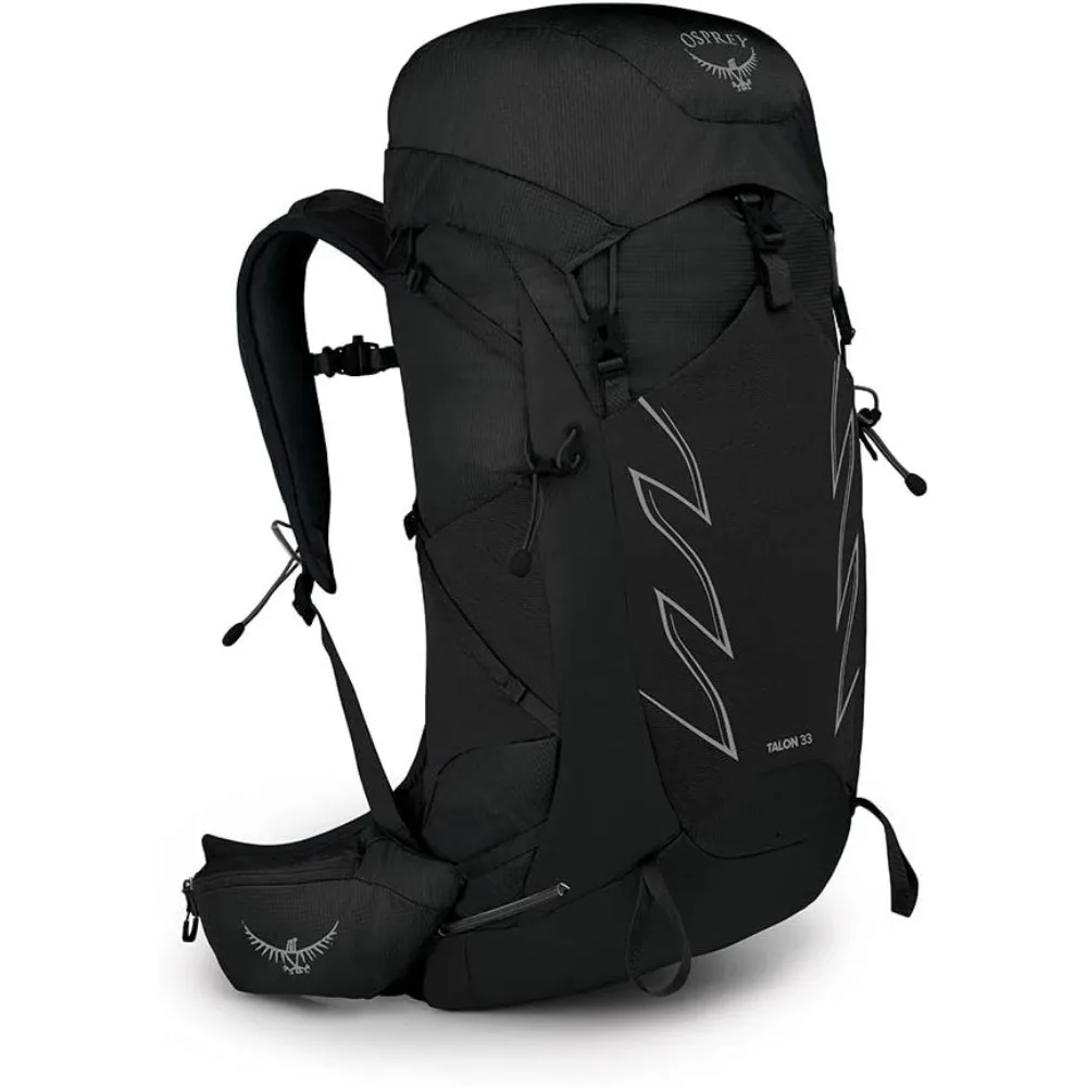 

33L Men's Hiking Backpack with Hipbelt, Stealth Black, Large / X-Large