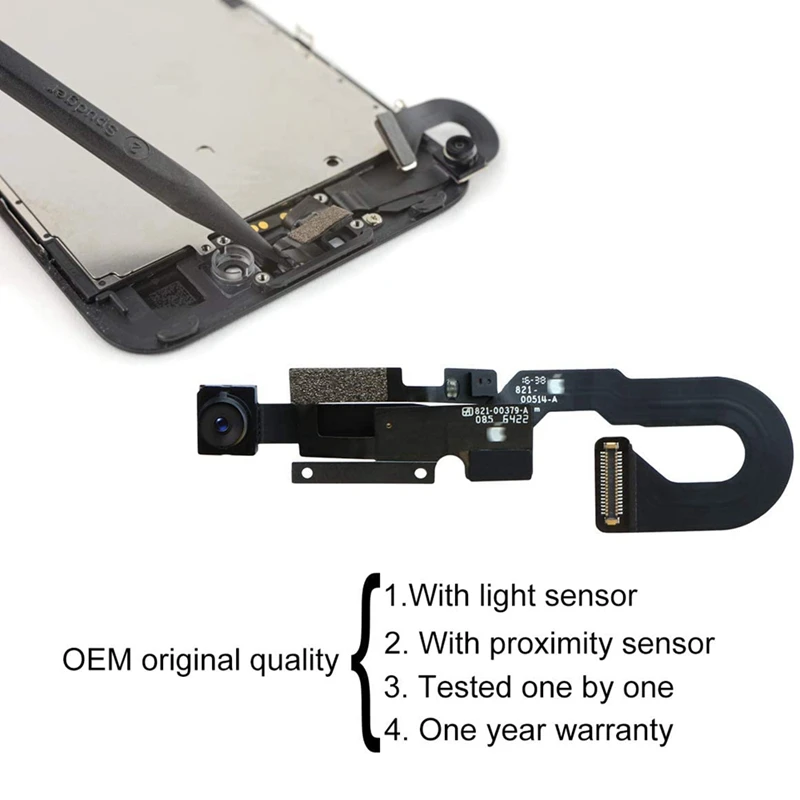 전면 카메라 근접 광 센서 케이블 리본 어셈블리 교체, 아이폰 7 용