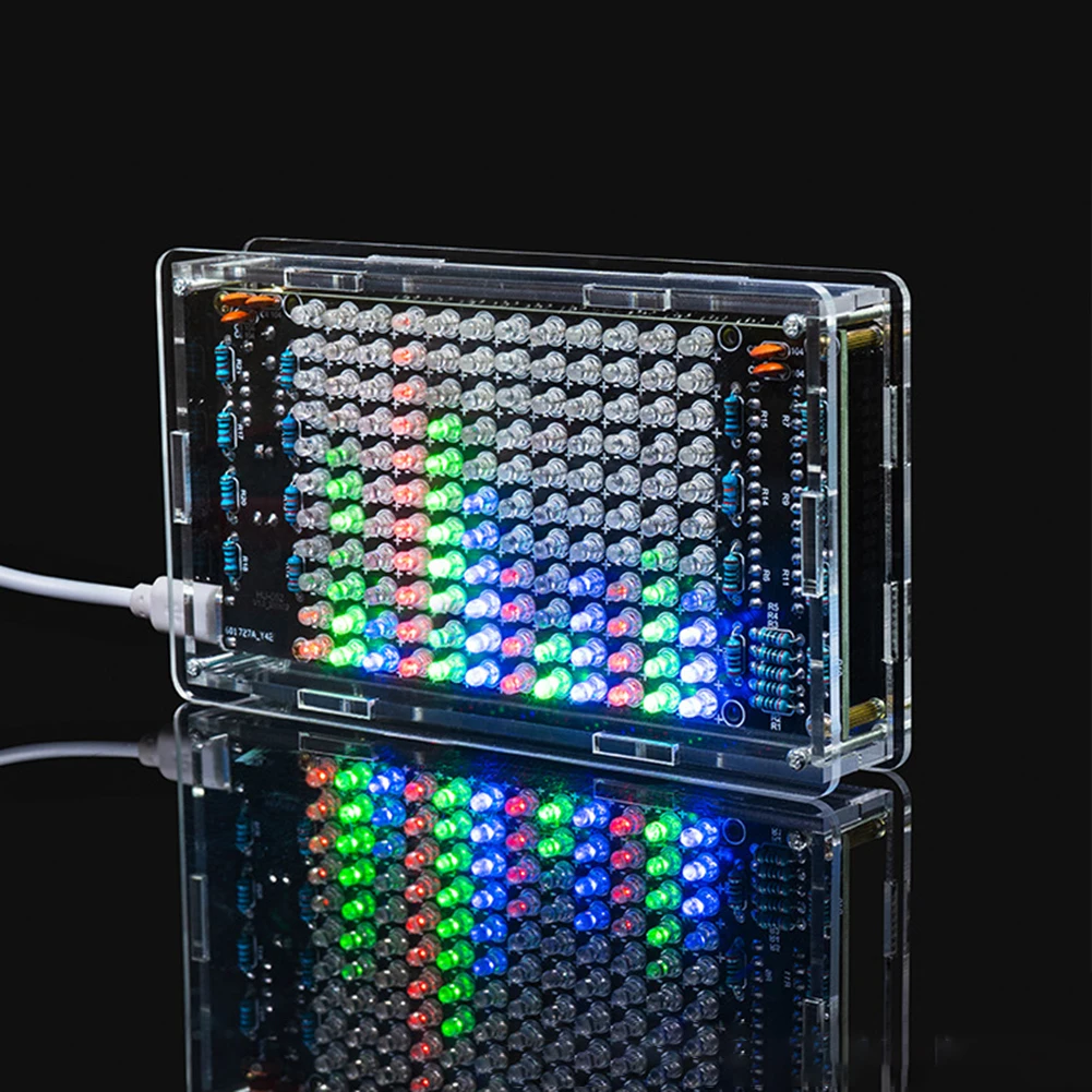 HU-052 DIY Solder Project Spectrum USB Mini Electronic Display