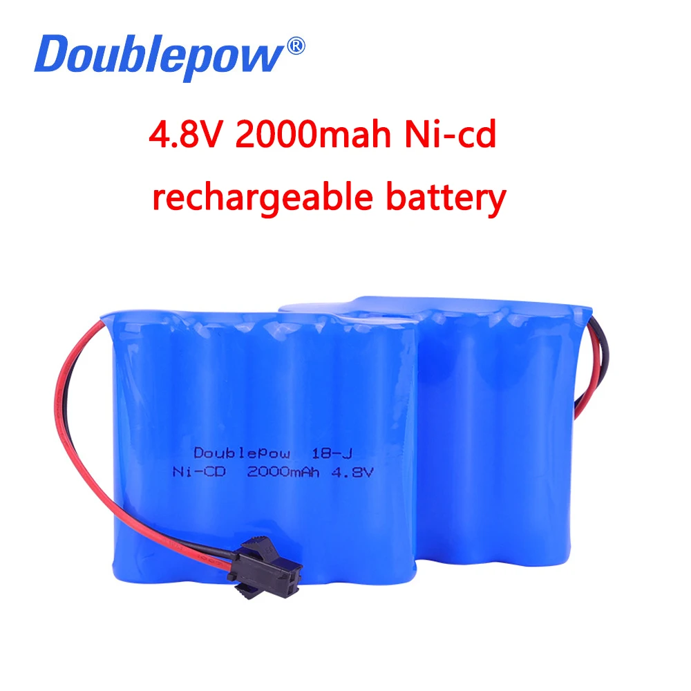 Power Tool Battery Rechargeable Lithium Batteries Rechargeable Nickel Zinc Batteries Rechargeable Nickel Metal Hydride Batteries Disposable Alkaline Batteries 4.8V 2000mah Ni-CD Battery Rechargeable Battery AA Pack Used for Toy Car Dump Truck Four-wheel Drive Alloy Climbing Car