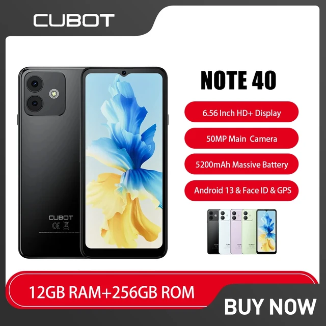 Celular Cubot Note 40 Dual Sim 256 Gb 6 Gb Ram 90 Hz 5200 Ma