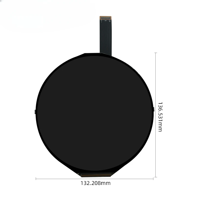 

5 inch TFT round screen 1080 * 1080 high definition LCD mipi can be equipped with touch, smart home display