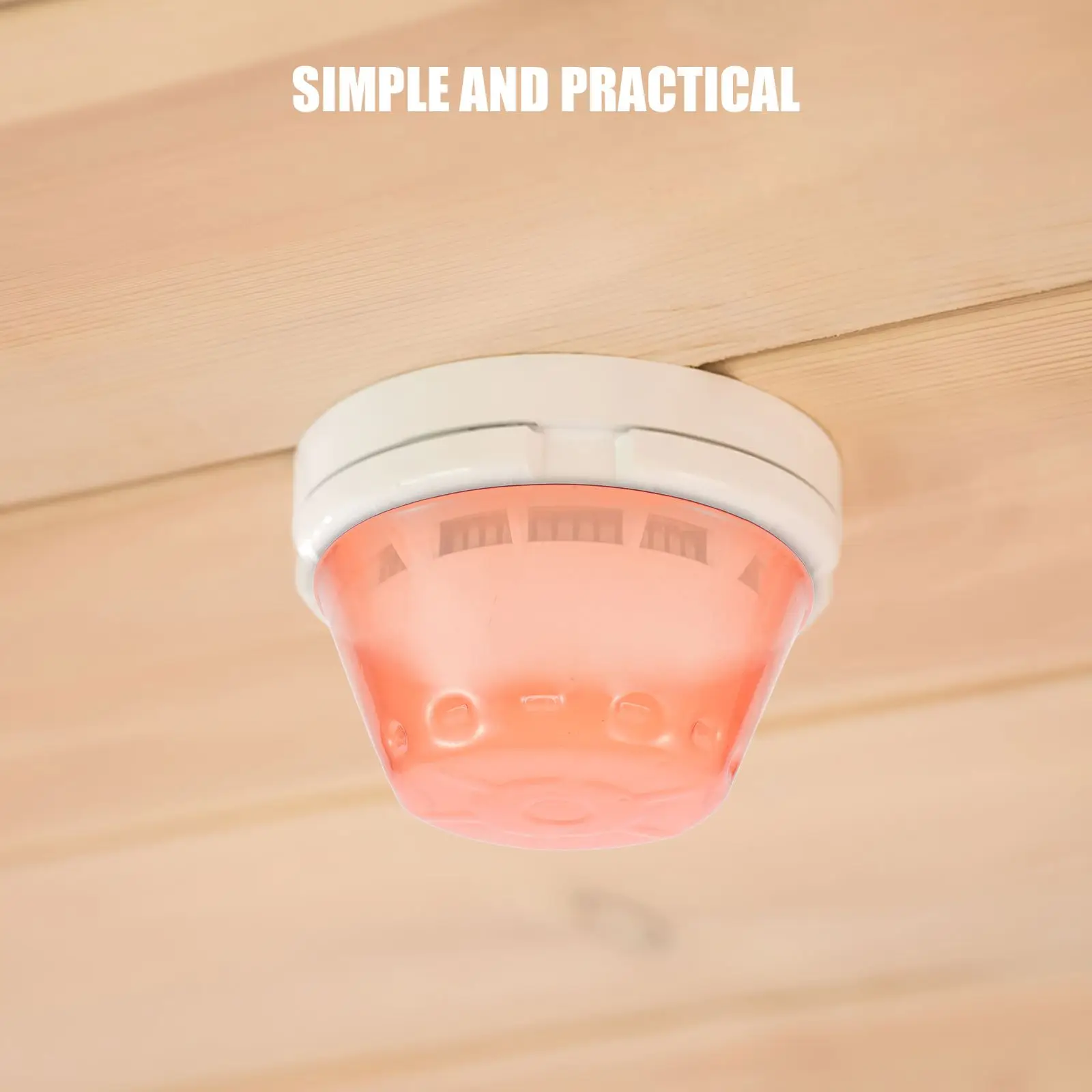 4 PCS Smoke Detector Cover Cook Bake Protective Home Head Plastic Protection Safety